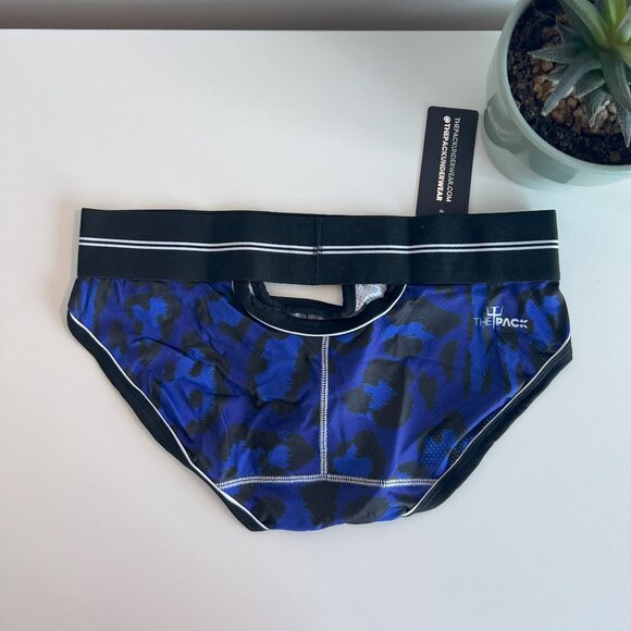 ThePack - Blu Leopard Peek Brief - Picture 4 of 6